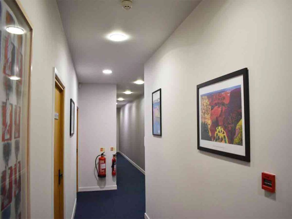 Hallway of Cardigan Business Centre Leeds
