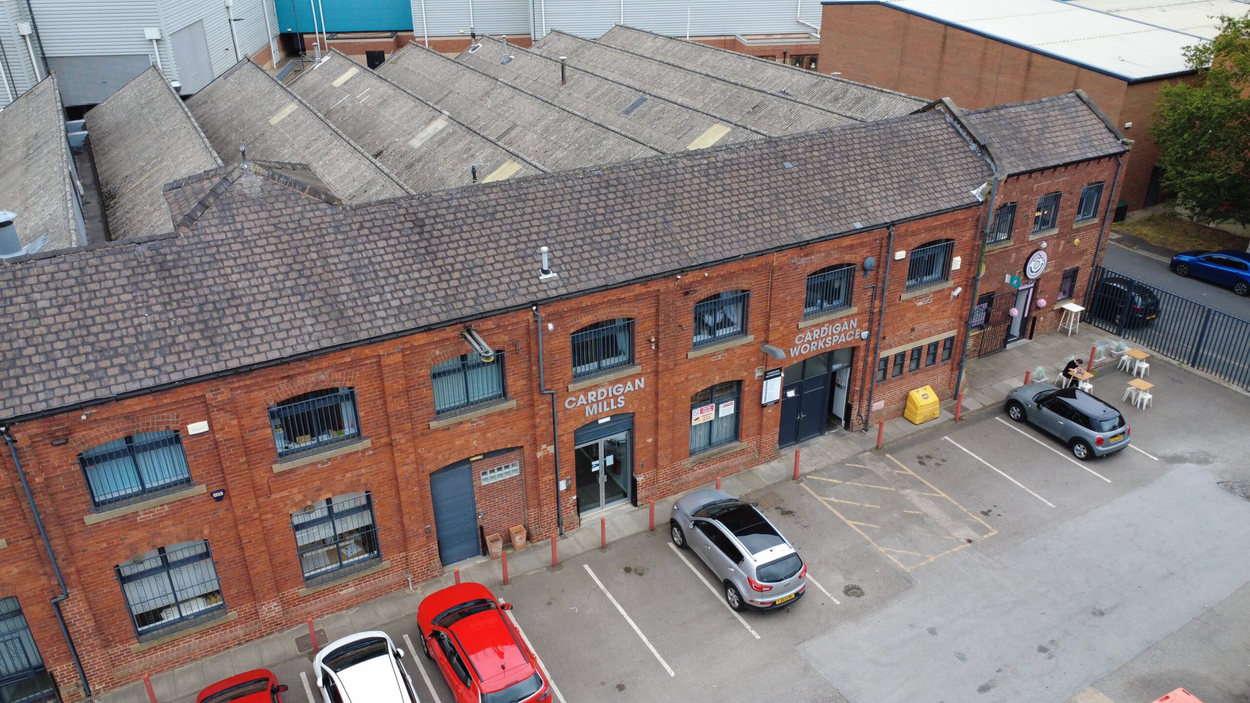 Exterior Cardigan Trading Estate Offices & Suites Drone Footage
