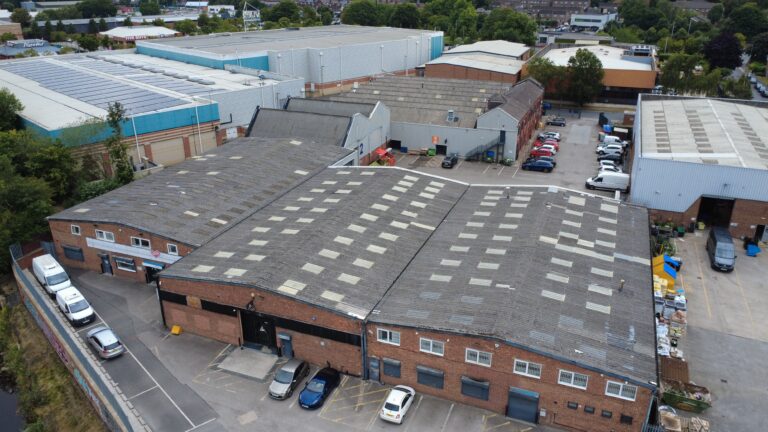 Drone Photography of Cardigan Trading Estate Kirkstall