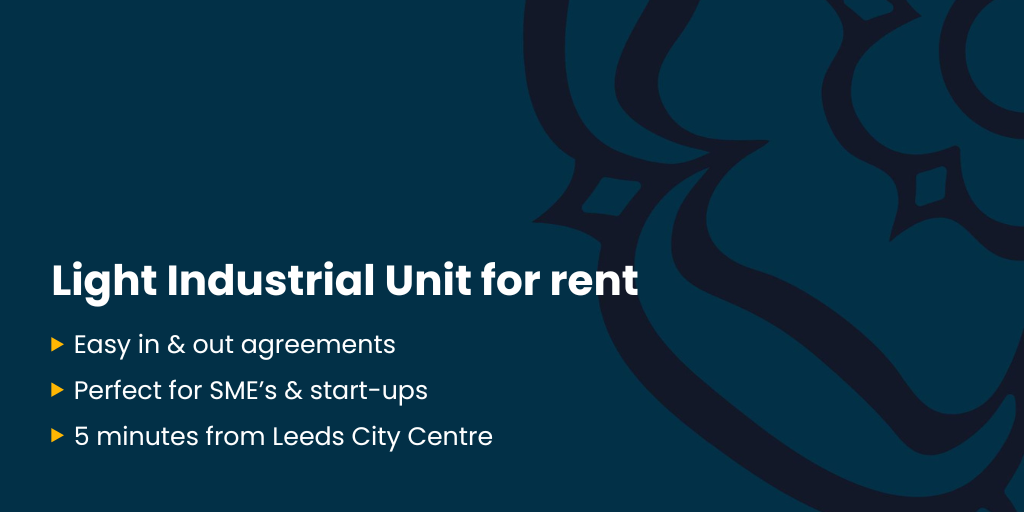 Light Industrial Units for rent banner