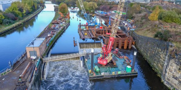 Nov-2016-Knostrop-Weir-Progress-2 Leeds Flood Alleviation Scheme